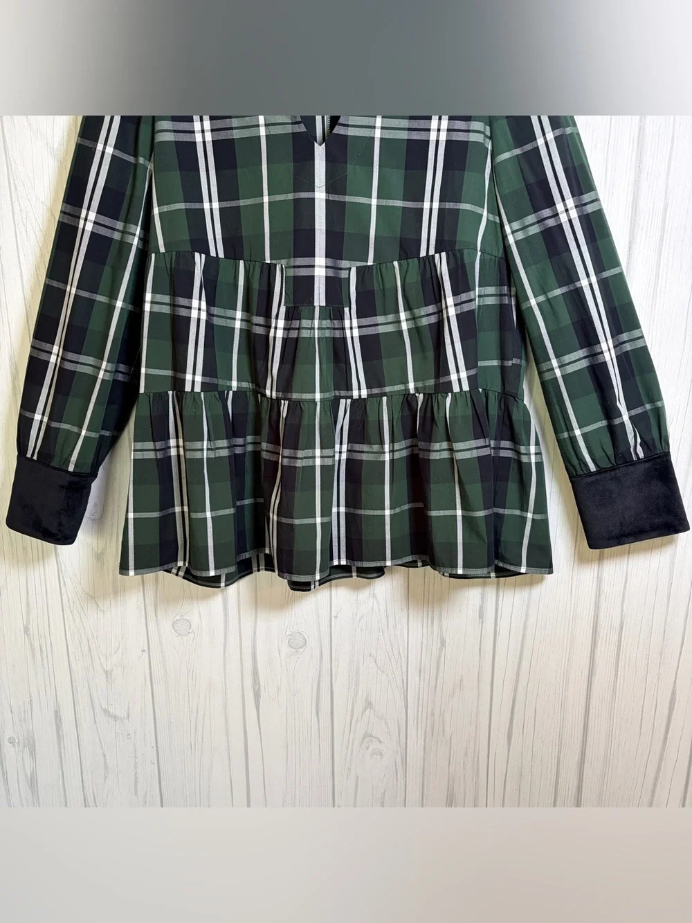 TUCKERNUCK Tartan Plaid Bristol Top, XL